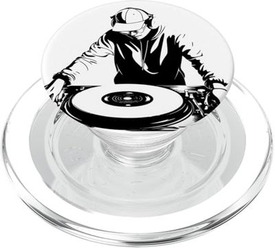 Fiesta DJ Techno Disc Jockey PopSockets PopGrip para MagSafe