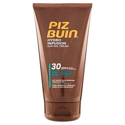Piz Buin, Hydro Infusion Sun Gel Cream Spf30 150 Ml, Krem Do Ciała Słonecznego, Wielobarwny, U, Unisex-Adult.