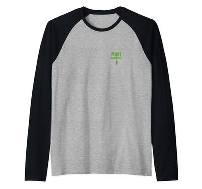 Piante che sussurrano le piante verdi Design Amante delle piante Maglia con Maniche Raglan