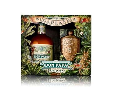 Don Papa baroko + box confezione regalo con fiaschetta