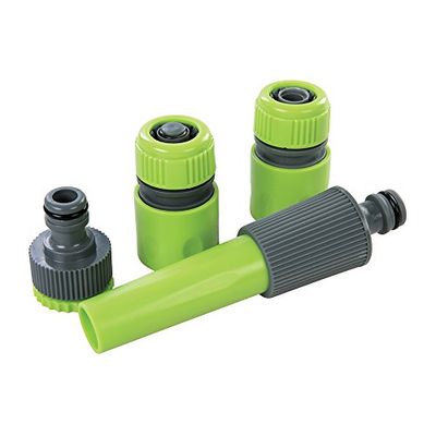 Silverline Tools 394989, Conjunto de conectores de mangueira, multicolorido, 5 peças