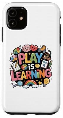 Play is Learning Colorful Design for Teachers Kids Case for iPhone 11