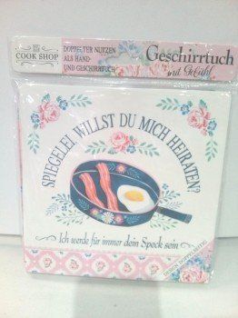 Cook Shop Torchon – Œuf au plat, Willst Du Mich Heiraten?, 200 g