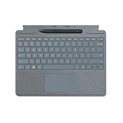 Microsoft Surface Pro 8/X Cover Alcantara + PEN - Ice Blue