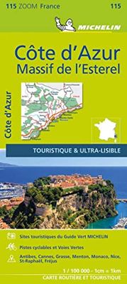 French Riviera, Esterel - Zoom Map 115: Map (Michelin Zoom Maps)