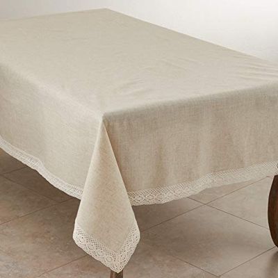SARO LIFESTYLE 931 naturlig bordsduk 178 cm x 355 cm avlång, säljs per 1 st