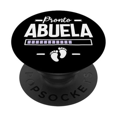 Pronto Abuela - Anuncio Embarazo Futuros Abuelos Sorpresa PopSockets PopGrip Adhesivo
