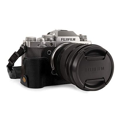 MegaGear Ever Ready MG1923 - Funda de Piel para cámara Fujifilm X-T4, Color Negro