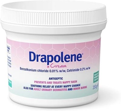 Drapolene Antiseptic Cream Anaesthetic Healing Prevents Relief Rash, 350g