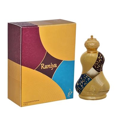 KHADLAJ - Raniya Eau de Parfum Concentrato | Fragranza Unisex a Lunga Durata | Note floreali e fruttati | Elegante e compatto, 18 ml
