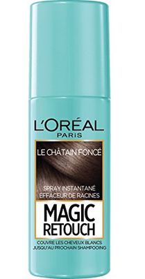 Spray Magic Retouch para retoque instantâneo de raízes, castanho, 75 ml, de L 'oréal Paris