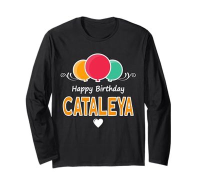 Buon compleanno dicendo Cataleya Maglia a Manica