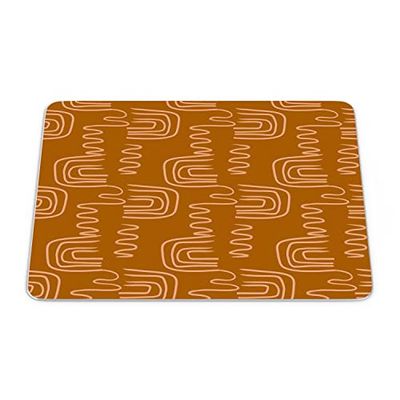 Bonamaison, Muismat, rechthoekig, digitaal bedrukt, antislip onderkant, voor kantoor en thuis, afmetingen: 22 x 18 cm