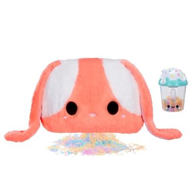 Fluffie Stuffiez - Peluche Bataille d’Oreillers Bunny- Peluche Ultra Douce et Câline - ASMR, Jeu Interactif - Nettoyage Facile avec Aspirateur, Enfants Dès 4 Ans et Collectionneurs