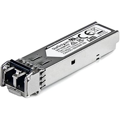 StarTech.com Módulo transceptor SFP compatível com MSA não codificado - 100BASE-FX - transceptor fibra multimodo (MMF) de 100 MbE - SFP Ethernet de 100 Mb - LC - 2 km - 1310 nm - DDM (SFP100BFXST)