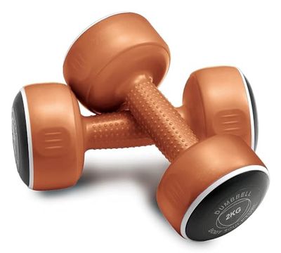 Body Sculpture SMART DUMBELLS, Brons, 2 x 2 KG (4KG PAIR)