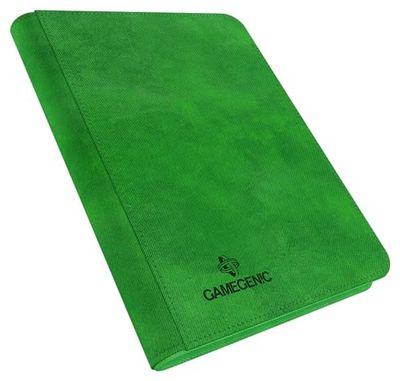 Gamegenic GGS31014ML Zip-Up Album (8-Pocket), Green