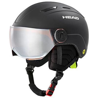 HEAD Mojo Visor MIPS Casque de Ski Jeunesse Unisexe, Noir, XXS