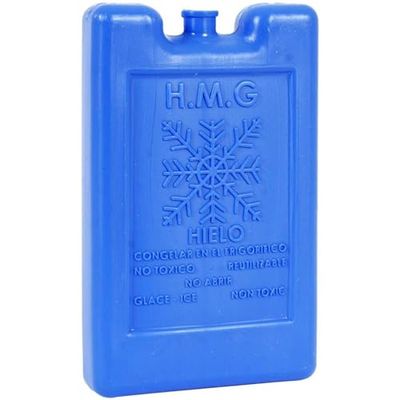 PARENCE.- Blocs Réfrigérants Réutilisable 500ML - Pain de Glace Congélation, Sac Isotherme, Glacière - 180x115x32 mm, Pique-Niques, Camping, Randonée, Bleu