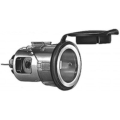 Hella Tomada - 12 V - 2 polos - Montagem - Conector: Conector plano - verde - 8JB 008 023-001, 12/24 V