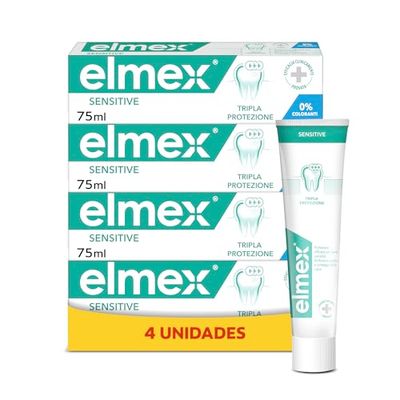 Pasta de Dientes elmex Sensitive 4x75ml