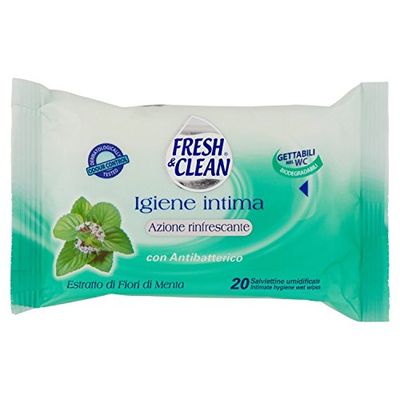 Fresh & Clean Salvietta Intima Menta Pz.20