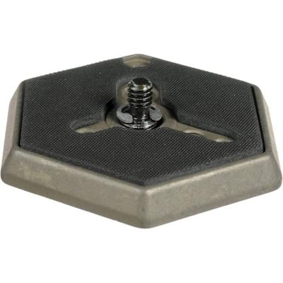 Manfrotto 030-14 - Sapatos de mudança rápida com rosca 1/4", cinzento