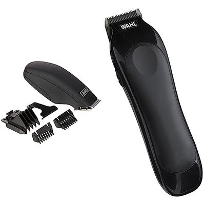 WAHL Pocket Pro Hair Trimmers, Beard Trimmer for Men, Male Grooming Set, Powered Black & Mini Pro Cordless Trimmer, Men’s Beard Trimmer, Mini Hair Trimmers for Men, Male Grooming Set