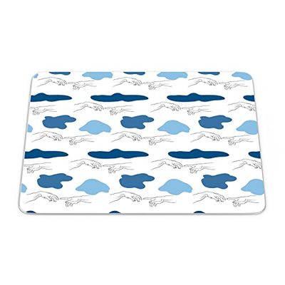 Questo Casa, Rectangle Digital Printed Mouse Pad, Non-Slip Base, for Office and Home, Size: 22 x 18 cm