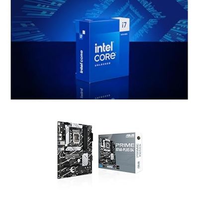 Intel® Core™ i7-14700K 20-Core up to 5.6 GHz + ASUS Prime B760-PLUS D4 ATX, PCIe 5.0, 3x PCIe 4.0 M.2, DDR4, 2.5Gb LAN, USB-C 3.2 Gen 2x2