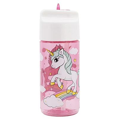 Stor ECOZEN HIDRO Bouteille d'eau pour enfants 430 ml | Licorne arc-en-ciel