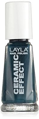 Layla Cosmetics 1243R23-070 Ceramic Effect nagellack – urban petrol, 1-pack (1 x 0,01 l)