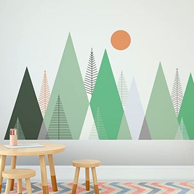 Ambiance - Adhesivo decorativo para pared, diseño de habitación infantil, 100 x 150 cm