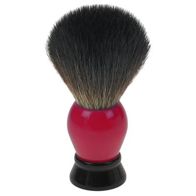 Marque peigne fantastique modèle de rasage, cheveux synthétiques, poignée en plastique, rouge/noir, anneau