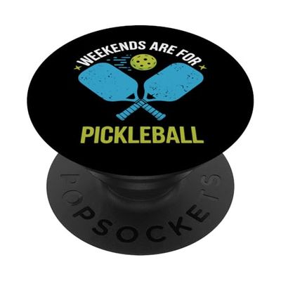 Weekends Are For Pickleball PopSockets Adhesive PopGrip