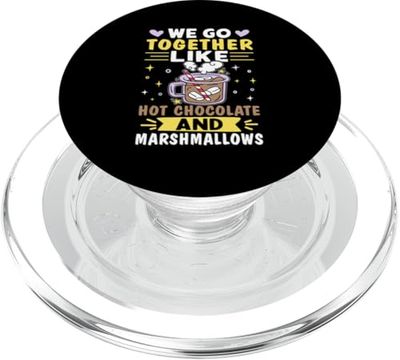 Vamos juntos como chocolate caliente y malvaviscos PopSockets PopGrip para MagSafe