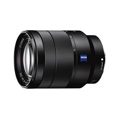 Sony Sel-2470Z Obiettivo Con Zoom 24-70 Mm F4.0, Serie Zeiss, Stabilizzatore Otticom, Nero, ‎9.5 x 9.5 x 7.3 cm 426 grammi