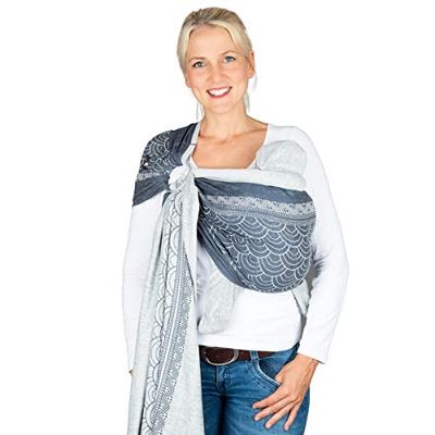 Hoppediz Ring-Sling, babyhandduk från födseln, 100% kbA-bomull, design Sapporo