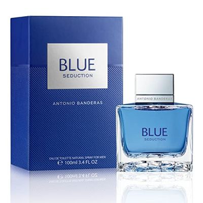 Banderas Blue Seduction, Eau de Toilette Spray per Uomo, 100 ml