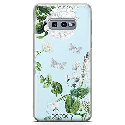 ERT GROUP mobiel telefoonhoesje voor Samsung S10e origineel en officieel erkend Babaco patroon Flowers 030 optimaal aangepast aan de vorm van de mobiele telefoon, hoesje is gemaakt van TPU