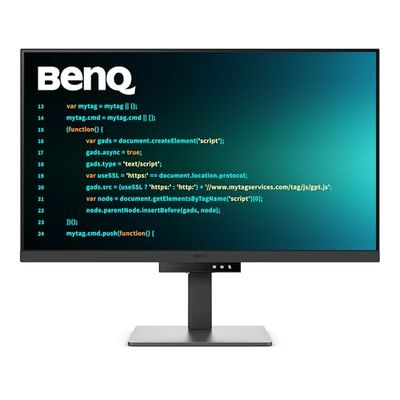 BenQ RD320U Monitor 32" 3840 x 2160 4K para Programación, 2000:1 Contraste, Panel Nano Mate, MoonHalo, USB-C 90W, Modos de Programación, Protección Nocturna, Soporte Ergonómico y Tecnología Eye-Care