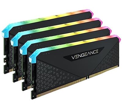 CORSAIR VENGEANCE RGB RS 32GB (4x8GB) DDR4 3200 (PC4-25600) C16 Desktop memory