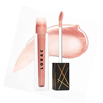 LORAC, LUX DMND Lip Gloss, Lucidalabbra Idratante e Rimpolpante, Finito Ultra-Luminoso, Lucidalabbra per un Make up Professionale, Non Testato su Animali, Tonalitá Pink Sand