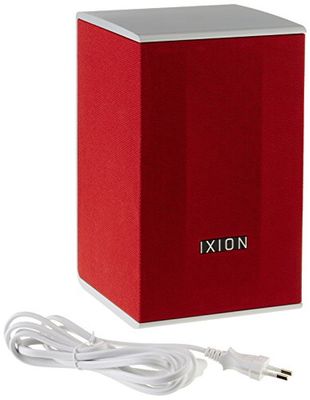 IXION Solo:2 Altavoz Multiroom Adicional Hecho a Mano de Noruega, 2 amplificadores, procesador Fuerte, DSP, Rojo