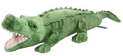Heunec- Coccodrillo Softissimo Classics 283671-Coccodrillo 50 cm, Colore Verde, 283671