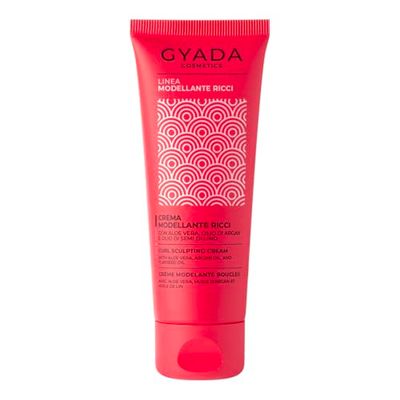 GYADA COSMETICS, Crème Modelante Boucles, Sans Rinçage à l’Action Disciplinante et Anti-Frisottis, à l’Aloe Vera, à l’Huile de Lin, à la Noix de Coco, à l’Argan et au Jojoba, 75 ml