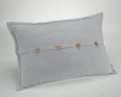 Funda de cojín Banús color perla. 50x75 cm. Tejido jacquard