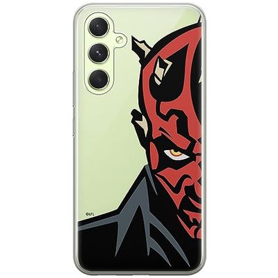ERT GROUP mobiltelefonfodral för Samsung A54 5G originalt och officiellt licensierat Star Wars mönster Darth Maul 003 optimalt anpassad till formen på mobiltelefonen, gedeeltelijk transparant