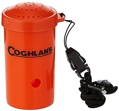 Coghlans Klaxon Corne de Survie d'urgence Orange pour Hommes, 120 DB