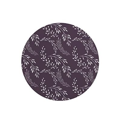 Questo Casa, Round Digital Printed Mouse Pad, Non-Slip Base, for Office and Home, Diameter:22cm